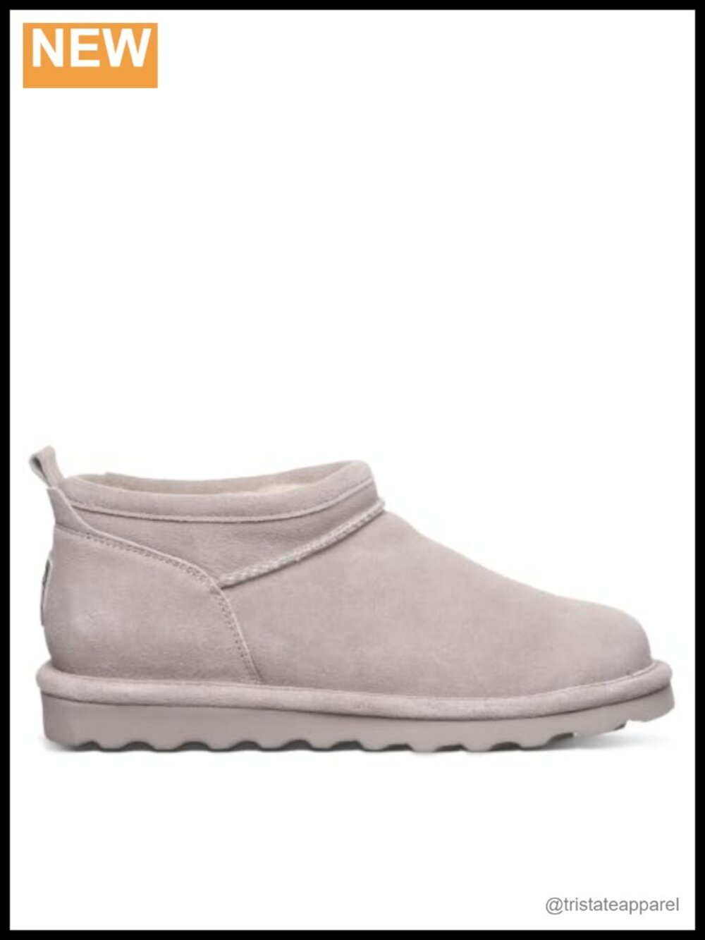 Women's Ankle Boots Suede Slip On Winter Boots Sheepskin Wool Lining Comfortable